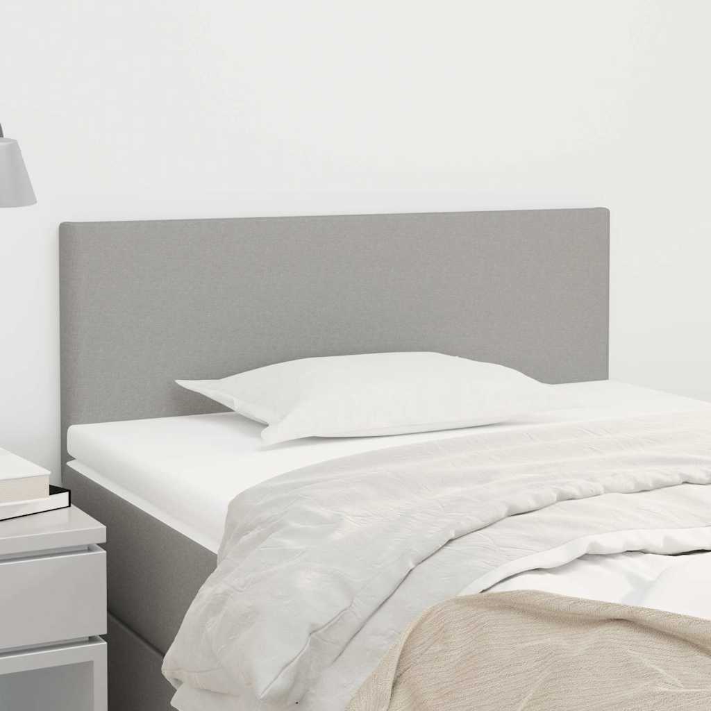Vidaxl hoofdbord 100 x 5 x 78 88 cm stof lichtgrijs