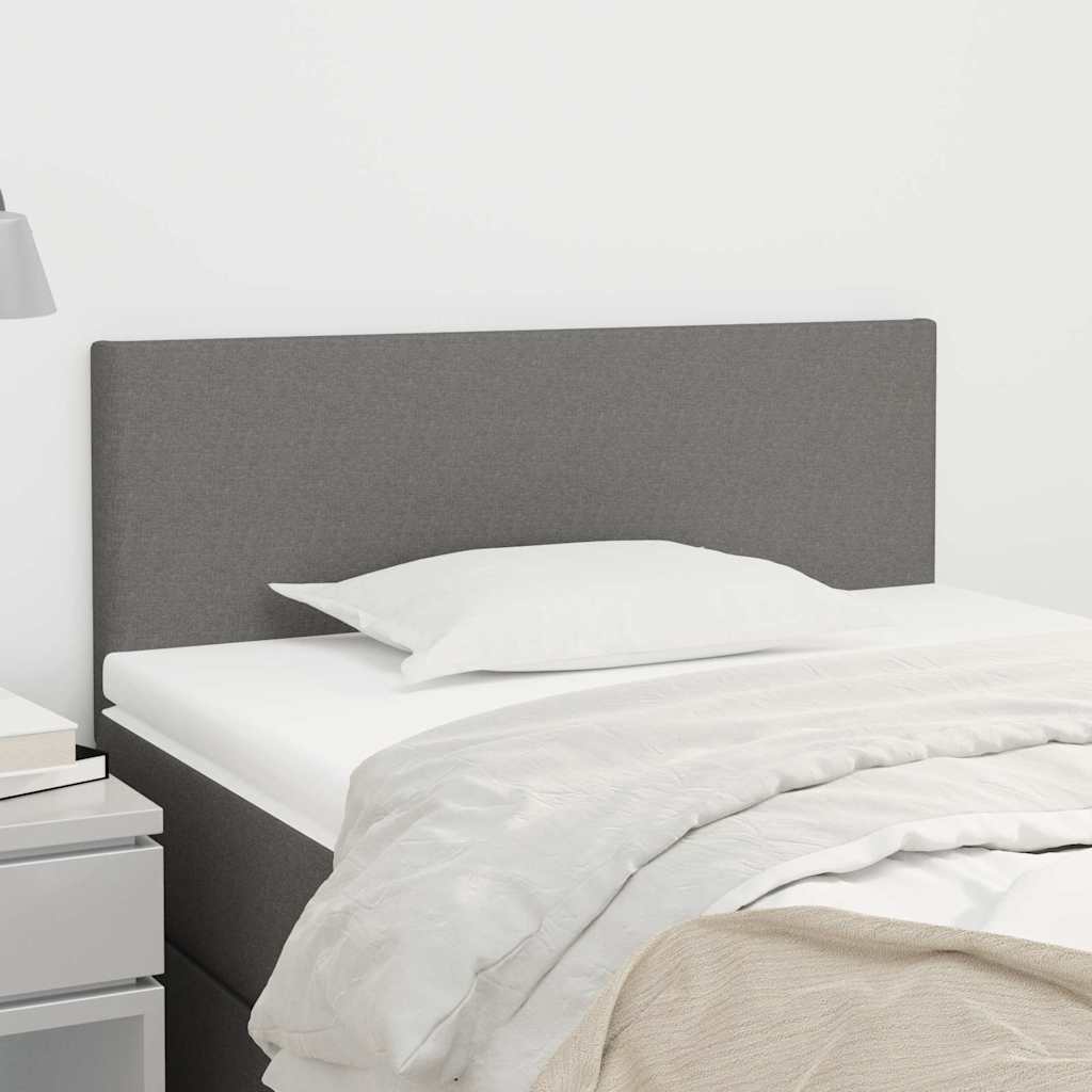 Vidaxl hoofdbord 100x5x78 88 cm stof donkergrijs
