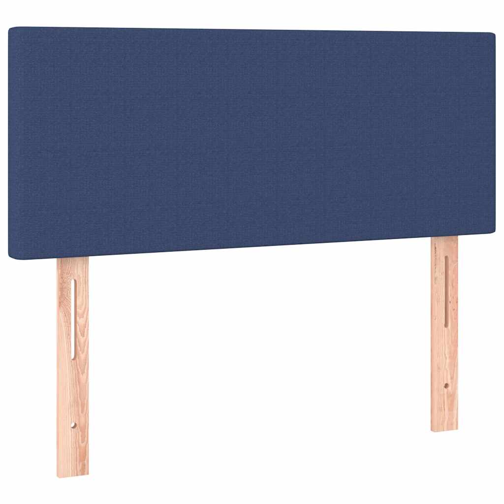 Vidaxl hoofdbord 100x5x78 88 cm stof blauw