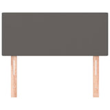 Vidaxl hoofdbord 100x5x78 88 cm kunstleer grijs