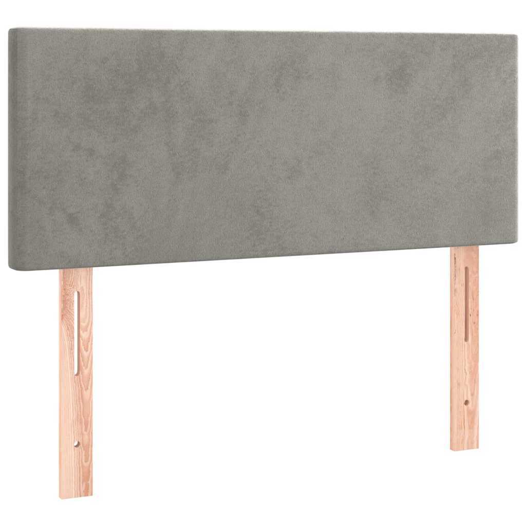 Vidaxl hoofdbord 100x5x78 88 cm fluweel lichtgrijs