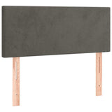 Vidaxl hoofdbord 100x5x78 88 cm fluweel donkergrijs
