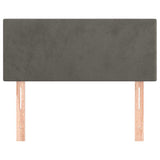 Vidaxl hoofdbord 100x5x78 88 cm fluweel donkergrijs