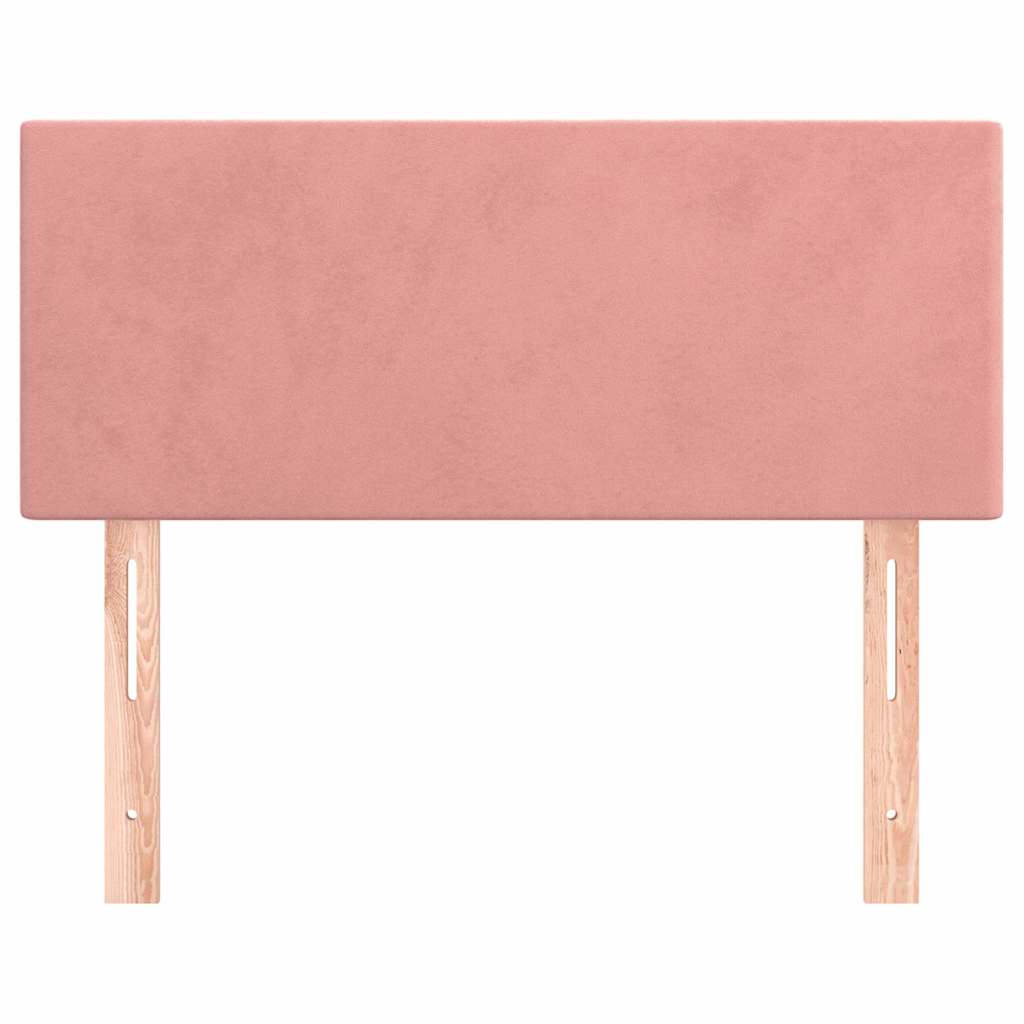 Vidaxl hoofdbord 100x5x78 88 cm fluweel roze