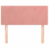 Vidaxl hoofdbord 100x5x78 88 cm fluweel roze