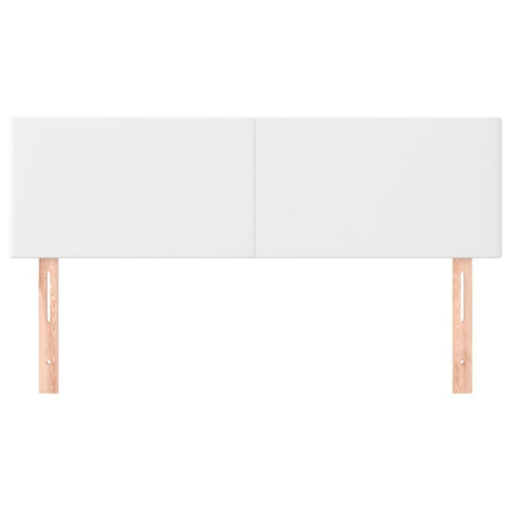 Vidaxl hoofdborden 2 st 72x5x78 88 cm kunstleer wit