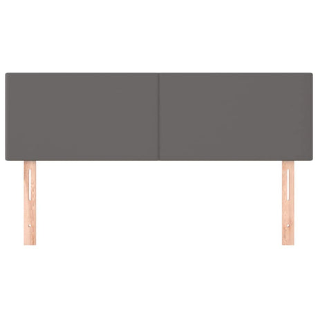 Vidaxl hoofdborden 2 st 72x5x78 88 cm kunstleer grijs