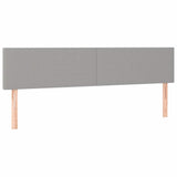 Vidaxl hoofdborden 2 st 90x5x78 88 cm stof lichtgrijs