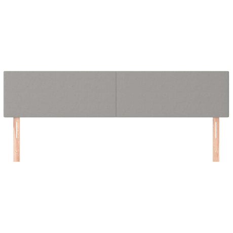 Vidaxl hoofdborden 2 st 90x5x78 88 cm stof lichtgrijs