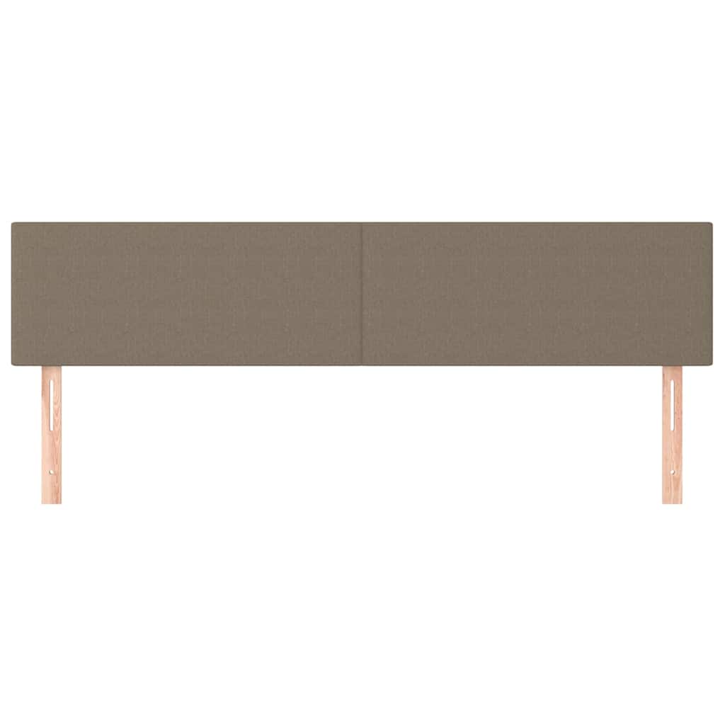 Vidaxl hoofdborden 2 st 90x5x78 88 cm stof taupe