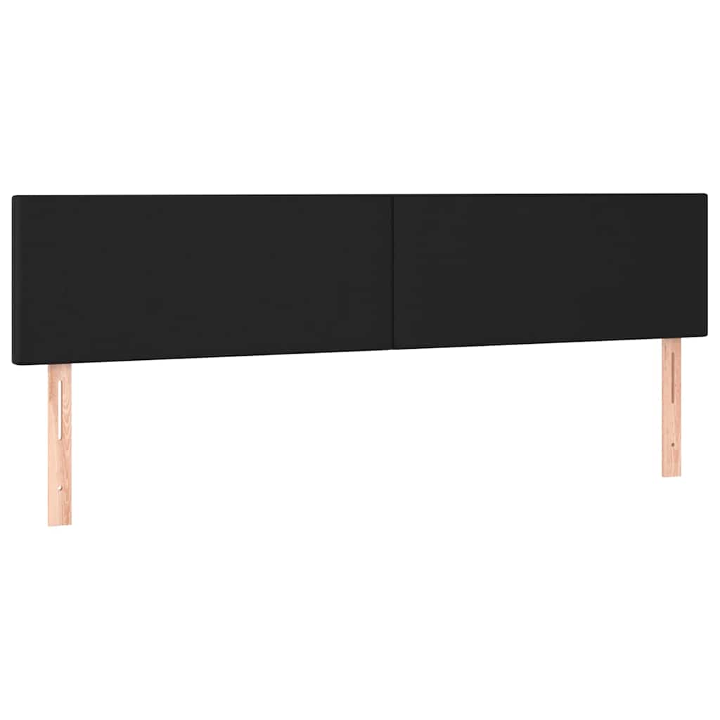 Vidaxl hoofdborden 2 st 90x5x78 88 cm kunstleer zwart