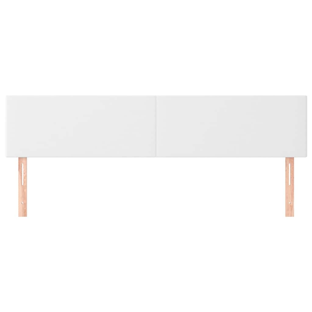 Vidaxl hoofdborden 2 st 90x5x78 88 cm kunstleer wit