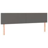Vidaxl hoofdborden 2 st 90x5x78 88 cm kunstleer grijs