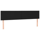 Vidaxl hoofdborden 2 st 100x5x78 88 cm stof zwart