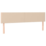 Vidaxl hoofdborden 2 st 100x5x78 88 cm kunstleer cappuccinokleurig