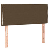 Vidaxl hoofdbord 80x5x78 88 cm stof donkerbruin