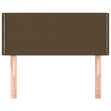 Vidaxl hoofdbord 80x5x78 88 cm stof donkerbruin