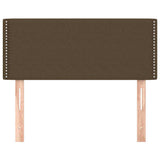 Vidaxl hoofdbord 100x5x78 88 cm stof donkerbruin