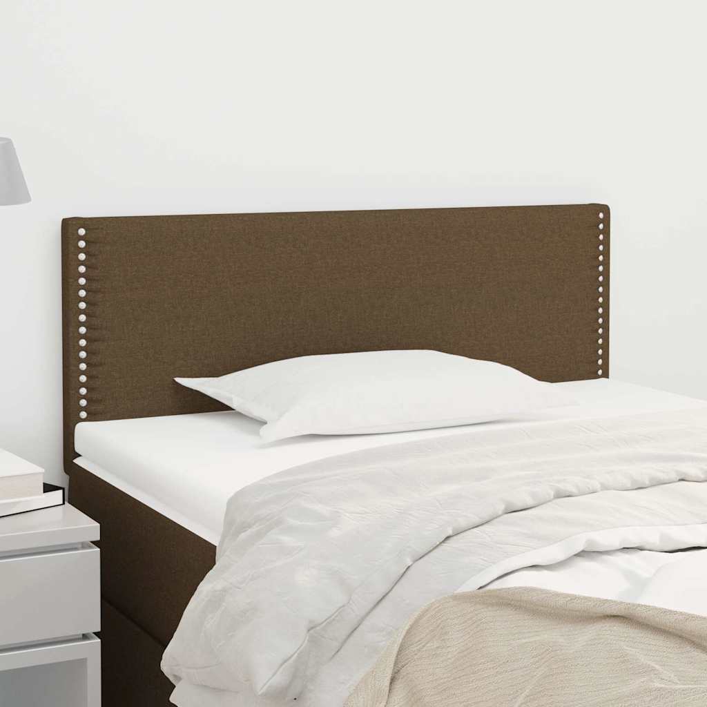Vidaxl hoofdbord 100x5x78 88 cm stof donkerbruin
