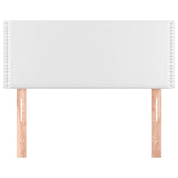 Vidaxl hoofdbord 100x5x78 88 cm kunstleer wit