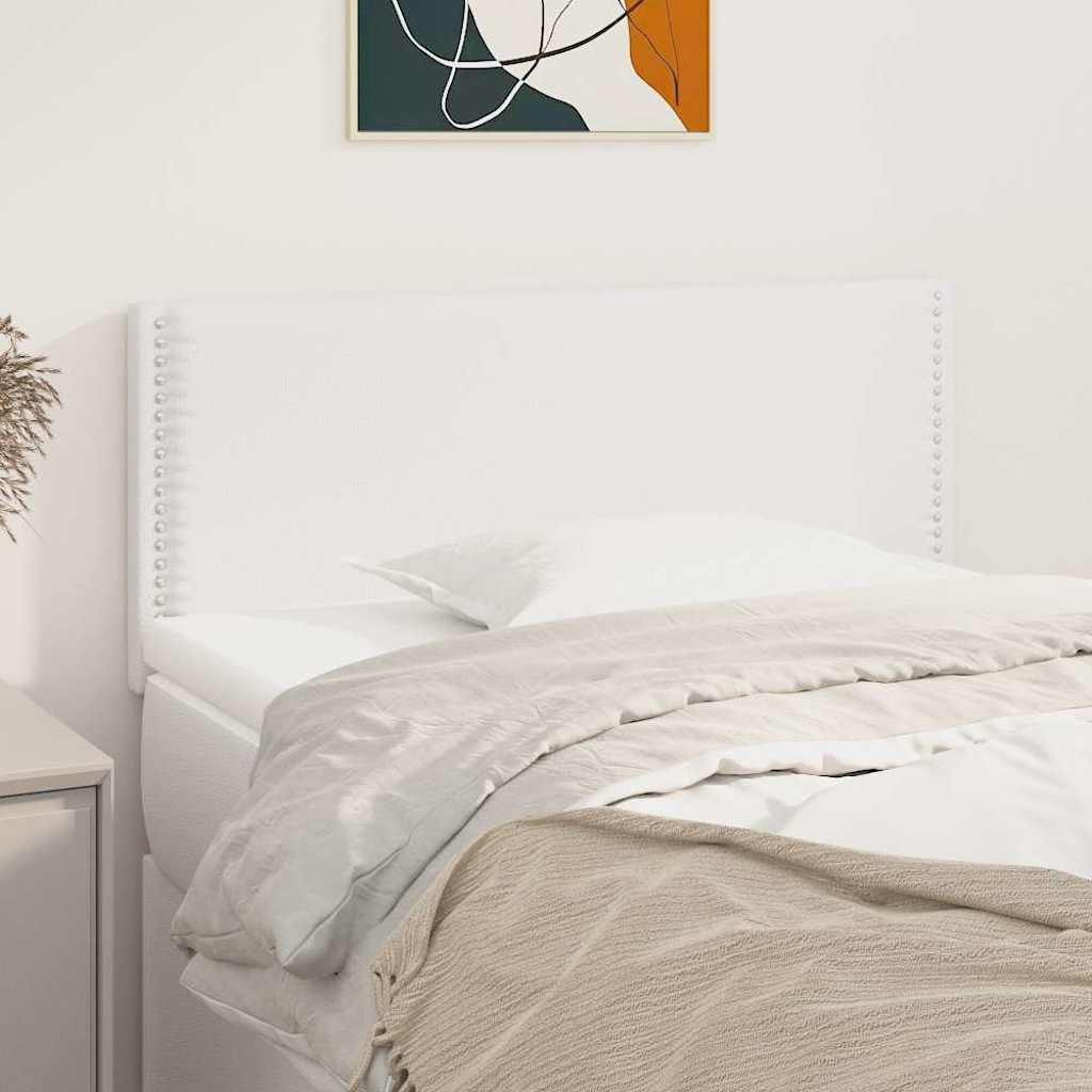 Vidaxl hoofdbord 100x5x78 88 cm kunstleer wit