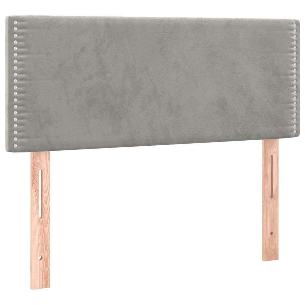 Vidaxl hoofdbord 100x5x78 88 cm fluweel lichtgrijs