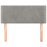 Vidaxl hoofdbord 100x5x78 88 cm fluweel lichtgrijs