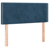 Vidaxl hoofdbord 100x5x78 88 cm fluweel donkerblauw