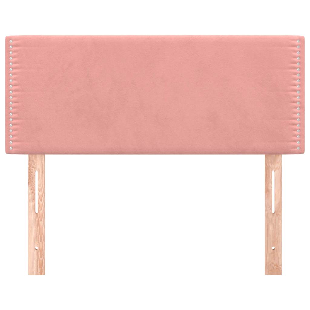 Vidaxl hoofdbord 100x5x78 88 cm fluweel roze
