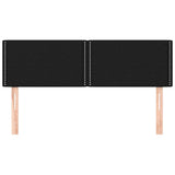 Vidaxl hoofdborden 2 st 72x5x78 88 cm stof zwart