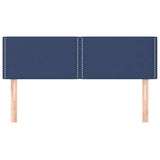 Vidaxl hoofdborden 2 st 72x5x78 88 cm stof blauw