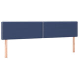 Vidaxl hoofdborden 2 st 80x5x78 88 cm stof blauw