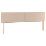 Vidaxl hoofdborden 2 st 80x5x78 88 cm kunstleer cappuccinokleurig