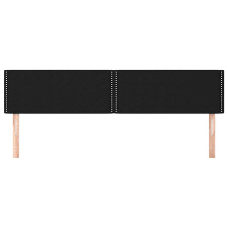 Vidaxl hoofdborden 2 st 90x5x78 88 cm stof zwart