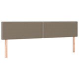 Vidaxl hoofdborden 2 st 90x5x78 88 cm stof taupe