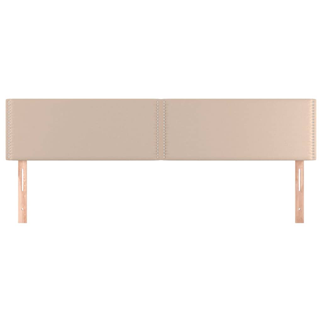 Vidaxl hoofdborden 2 st 90x5x78 88 cm kunstleer cappuccinokleurig