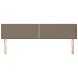 Vidaxl hoofdborden 2 st 100x5x78 88 cm stof taupe