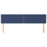 Vidaxl hoofdborden 2 st 100x5x78 88 cm stof blauw
