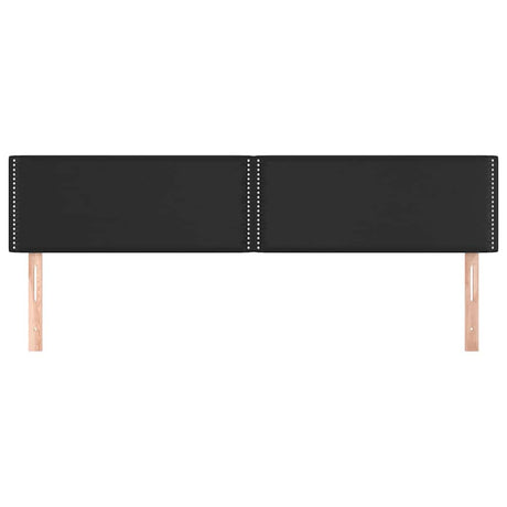 Vidaxl hoofdborden 2 st 100x5x78 88 cm kunstleer zwart