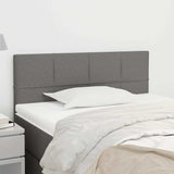 Vidaxl hoofdbord 80x5x78 88 cm stof donkergrijs