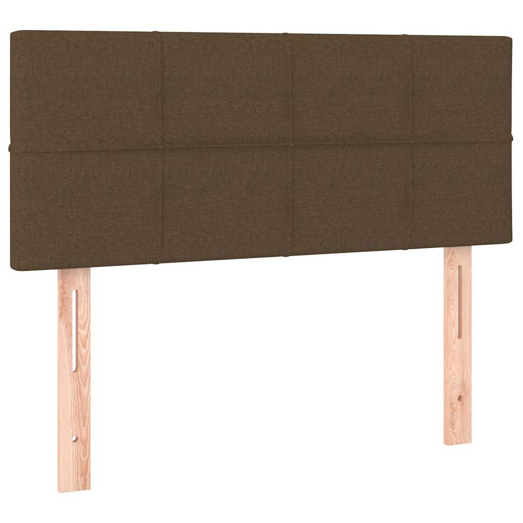 Vidaxl hoofdbord 80x5x78 88 cm stof donkerbruin