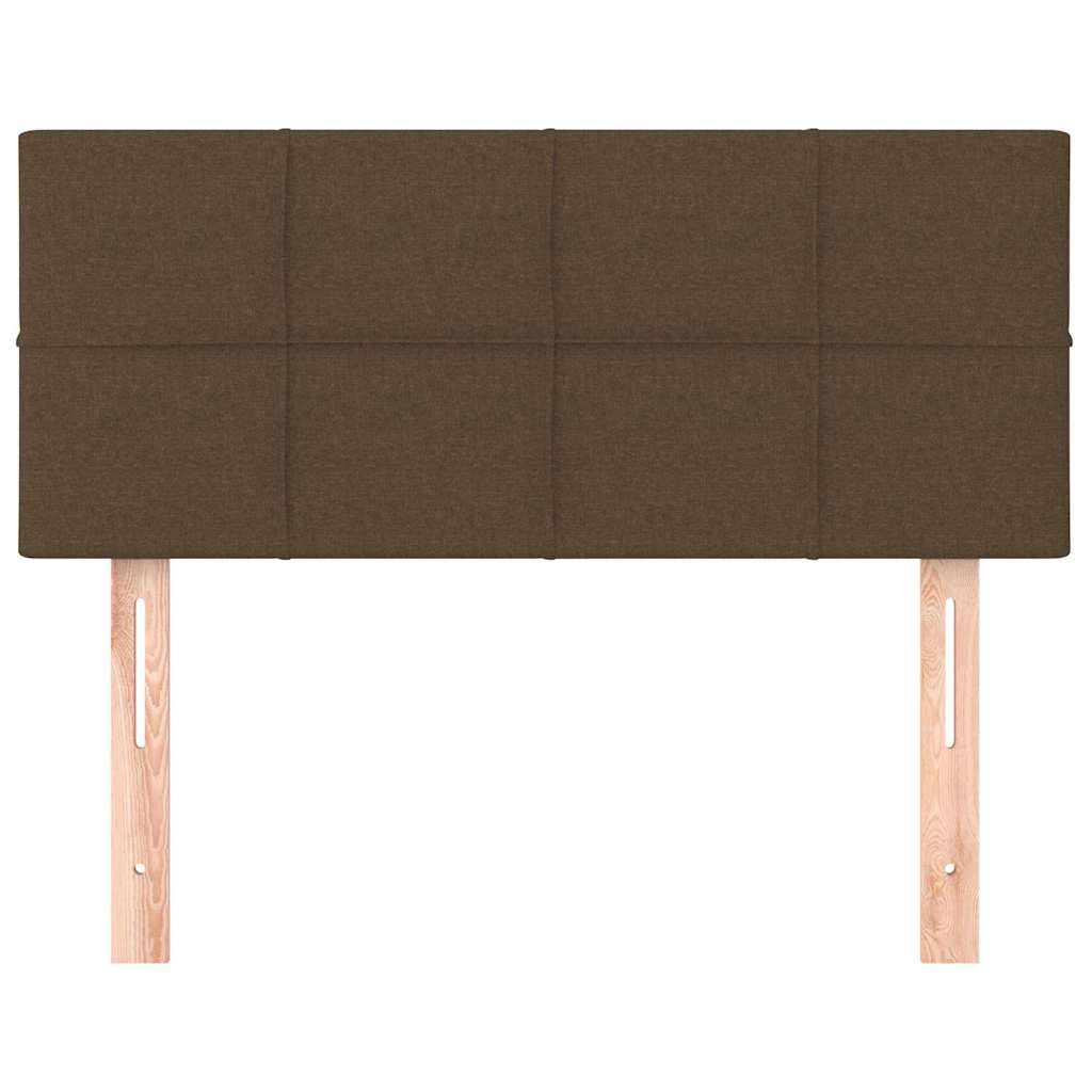 Vidaxl hoofdbord 80x5x78 88 cm stof donkerbruin