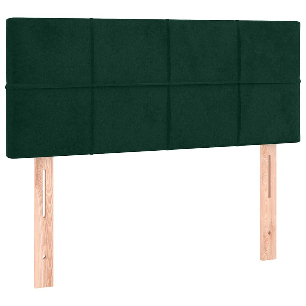 Vidaxl hoofdbord 80x5x78 88 cm fluweel donkergroen