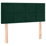 Vidaxl hoofdbord 80x5x78 88 cm fluweel donkergroen