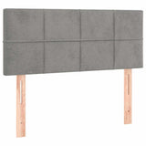 Vidaxl hoofdbord 90x5x78 88 cm fluweel lichtgrijs