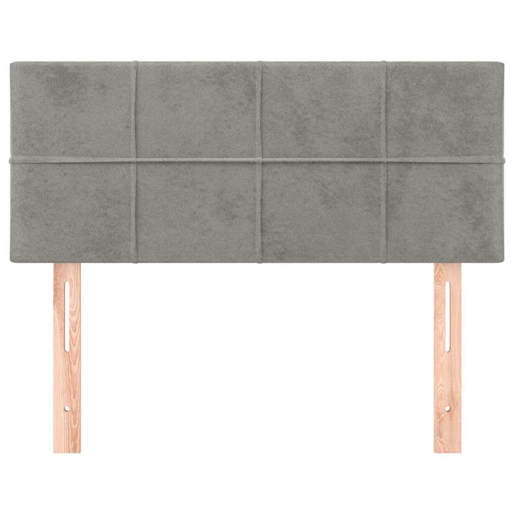 Vidaxl hoofdbord 90x5x78 88 cm fluweel lichtgrijs