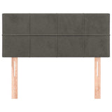 Vidaxl hoofdbord 90x5x78 88 cm fluweel donkergrijs