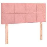 Vidaxl hoofdbord 90x5x78 88 cm fluweel roze