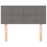 Vidaxl hoofdbord 100x5x78 88 cm stof donkergrijs