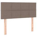 Vidaxl hoofdbord 100x5x78 88 cm stof taupe